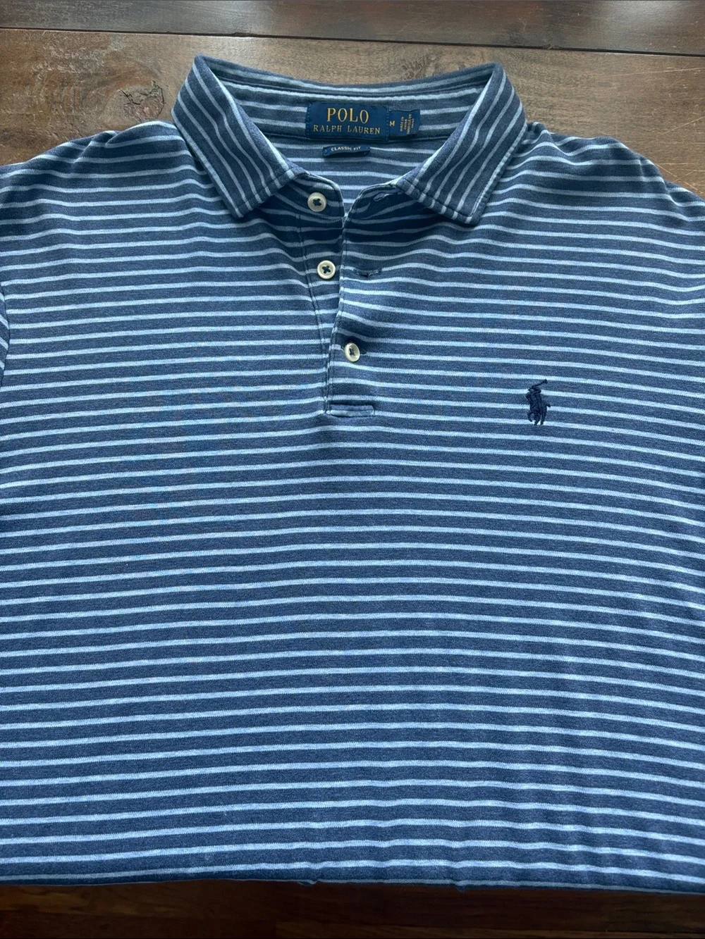 Polo by Ralph Lauren Blue Striped Polo